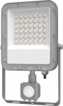 Projecteur LED extra plat 230V 30W avec détecteur radar