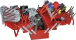 Caisse à outils composée de 89 outils