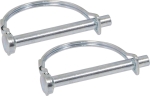 Goupilles à arceau 8mm 76mm - blister de 2 pcs