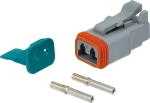 Connecteur étanche série DT femelle 2 voies en kit