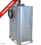 Cuve de stockage gasoil galvanisée 1000L double paroi avec kit pompe à gasoil 230V 35 l/min Cuve de stockage gasoil galvanisée 1000L double paroi avec kit pompe à gasoil 230V 35 l/min