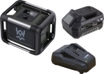 Enceinte de chantier portative à batterie 4Ah - chargeur 3,5A