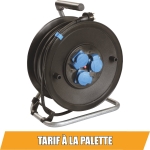 Enrouleur électrique HO7RN-F 25m 3G2,5mm² 230V 3 prises