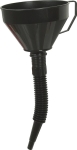 Entonnoir droit 160mm avec flexible 260mm avec filtre et poignée