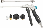 Pistolet de soufflage à 2 voies - jeu de cônes - lot de 6 pcs