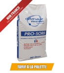 Absorbant végétal granulé ignifugé - sac de 40L 8kg
