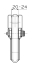 Extracteur de rotule 4 positions VL/VU 20/24mm