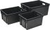 Bac de rangement gris 20L 390x290x230mm