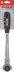 Cliquet 1/2" 72 dents réversible tête boule 360° avec bouton poussoir - carte