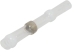 Cosse jonction bout à bout isolée thermorétractable à souder blanche - lot de 10 pcs