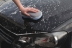 Eponge de lavage auto bleue double face