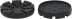 Tampon caoutchouc rond int/ext 120/125mm pour cric