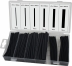 Gaine thermorétractable 100mm 2:1 noire - Présentoir de 6 coffrets de 170 pcs