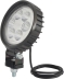 Phare de travail rond LED 10/30 12W 1500 lumens - boîtier carbone