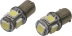 Ampoule témoin LED 12V 1,5W BA9s - blister de 2 pcs