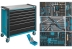 Servante d'atelier 7 tiroirs composée de 352 outils - modules mousses