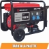 Groupe électrogène AVR monophasé essence 5500W 13CV démarrage électrique avec kit brouette