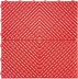 Dalles 40x40cm - rouge - Lot de 6 pcs