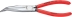 Pince coudée 200mm demi-ronde gainée