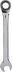 Clé mixte droite à cliquet de 21mm 72 dents - carte