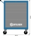 Servante d'atelier 5 tiroirs composée de 153 outils - modules mousses