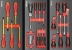 Servante d'atelier 8 tiroirs composée de 320 outils - modules métal