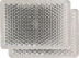 Catadioptre rectangle 56x39mm adhésif blanc - blister de 2 pcs