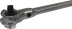 Cliquet 1/2" 72 dents réversible tête boule 360° avec bouton poussoir
