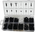 Clips de fixation en PVC - Ford - présentoir de 6 coffrets de 169 pcs
