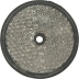 Catadioptre rond 60mm blanc à fixer