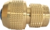 Raccord rapide laiton 6 billes pour tuyau de 15mm - lot de 10 pcs