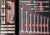 Servante d'atelier 8 tiroirs composée de 249 outils - modules finition métal