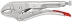 Pince-étau universelle - 180mm - Zinguée brillante - Section max 30mm - EAN