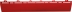 Bordure femelle - rouge - Lot de 4 pcs