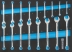 Module mousse 527x387mm clés mixtes - 17 pcs