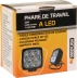 Phare de travail carré LED 10/32V 35W 2200 lumens