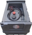 Cuve de ravitaillement gasoil 400L avec kit pompe à gasoil 12V 40 l/min et pistolet automatique