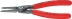 Pince droite 180mm pour circlips intérieur 19/60mm - carte