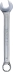 Clé mixte de 18mm tête polie - carte