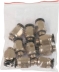Raccord instantané métallique droit mâle cylindrique 1/8" pour tuyau rilsan 8mm - lot de 10pc