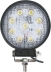Phare de travail rond 9 LED 10W faisceau longue portée - blister