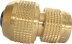 Raccord rapide laiton 6 billes pour tuyau de 19mm - lot de 10 pcs