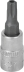 Douille tournevis 1/4" avec embout 37mm Torx® alésé TT27
