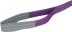 Elingue plate avec boucles 30mm 1T 6m violet - lot de 20 pcs