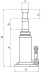 Cric bouteille hydraulique 50T vert