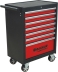Servante d'atelier 7 tiroirs composée de 235 outils - modules finition carbone