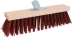 Balai de cantonnier poils PVC 400x75mm avec manche bois