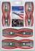 KNIPEX DAYS - Pinces droites et coudées pour circlips intérieur et extérieur de 10/60mm - coffret de 8 pcs
