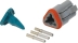 Connecteur étanche série DT femelle 3 voies en kit