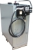Cuve de stockage gasoil galvanisée 1500L double paroi avec station à gasoil 230V 70 l/min et pistolet automatique/compteur/filtre transparent